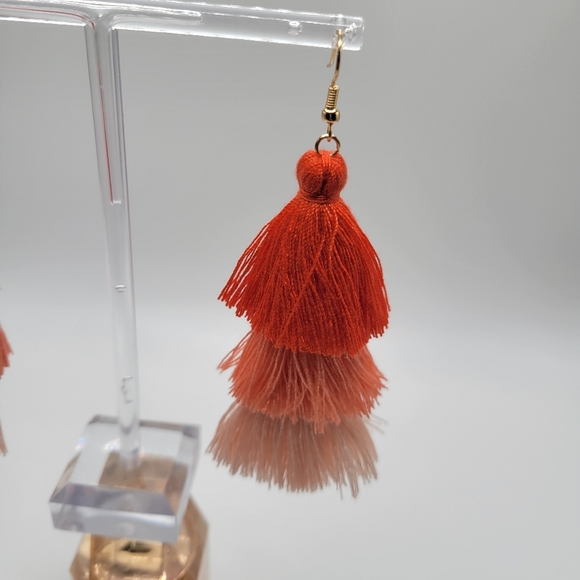 Coral Teasel earrings - Picture 4 of 7